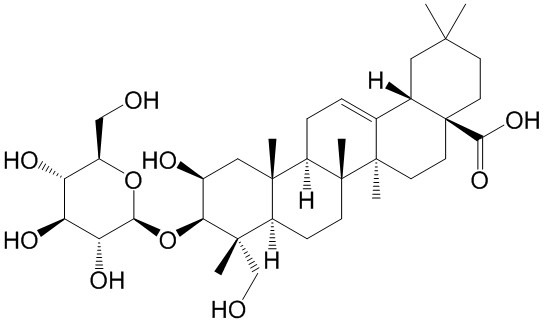 贝萼皂苷元-3- O-β-D-吡喃葡萄糖苷