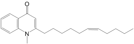 1-甲基-2-(6Z)-6-十一碳烯-1-基-4(1H)-喹啉酮