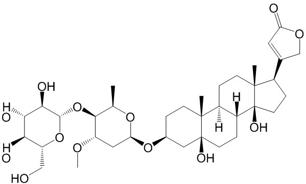 Periplogenin 3-[O-β-glucopyranosyl-(1→4)-β-sarmentopyranoside]