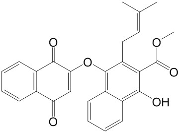 钩毛茜草聚萘醌C