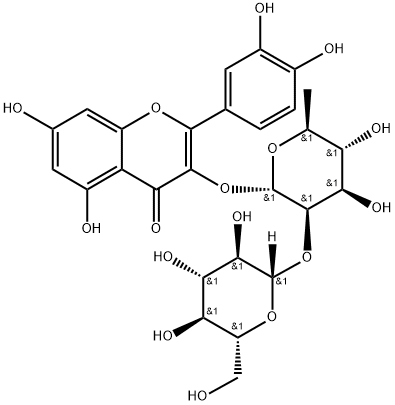 槲皮素 3-O-葡萄糖基 （1→2）鼠李糖苷