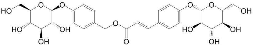 4-（葡萄糖氧基）-肉桂酸葡萄糖氧基苄酯