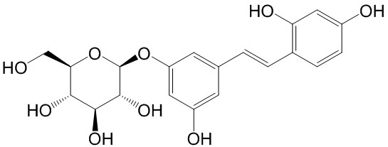 氧化白藜芦醇-3'-O-β-D-吡喃葡萄糖苷