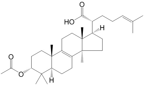 3α-乙酰氧基羊毛甾-8,24-二烯-21羧酸