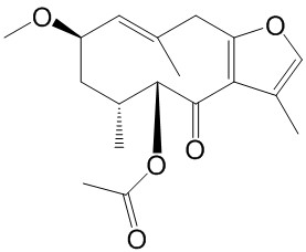 (1(10)E,2R*,5R*)-2-methoxy-5-acetoxyfuranogermacr-1(10)-en-6-one