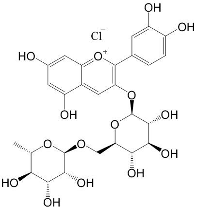 氯化矢车菊素-3-O-芸香糖苷