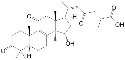 Lanosta-8,20(22)-dien-26-oic acid, 15-hydroxy-3,11,23-trioxo-, (15α,20Z)-