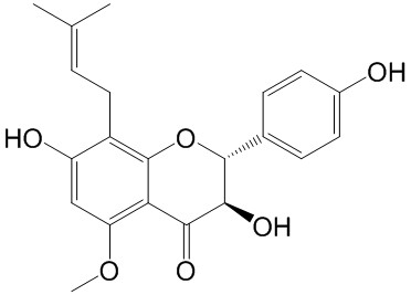 (2R,3R)-3,7,4'-三羟基-5-甲氧基-8-异戊烯基二氢黄酮