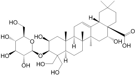 桔梗皂苷元-3-O-β-D-吡喃葡萄糖苷