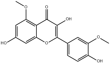 3,7-dihydroxy-2-(4-hydroxy-3-methoxyphenyl)-5-methoxy-4H-c hromen-4-one