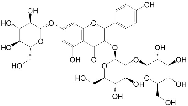 山柰酚-3-O-槐二糖-7-O-葡萄糖苷