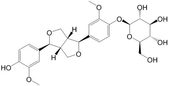 (+)松脂素-β-D-吡喃葡萄糖苷