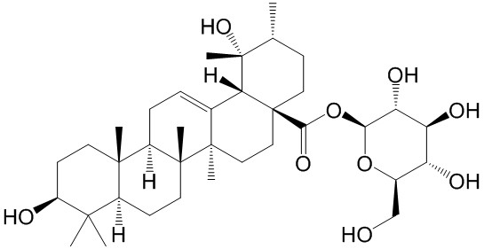 坡模酸-28-O-β-D-吡喃葡萄糖酯