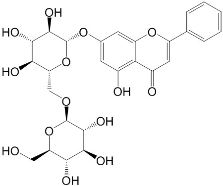 白杨素-7-O-龙胆二糖苷