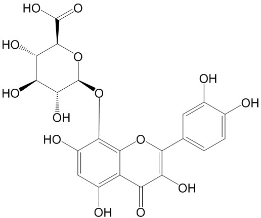 棉花皮素-8-O-葡萄糖醛酸苷；棉黄素8-O-beta-D-葡糖苷酸