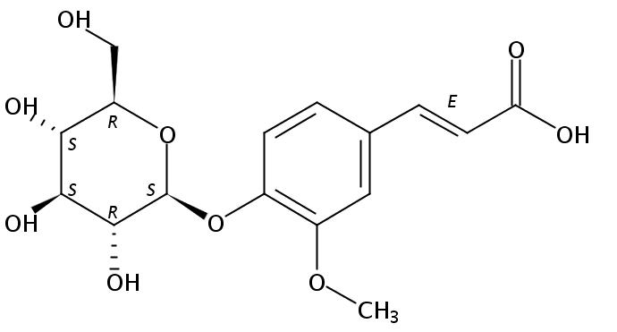 (E)-阿魏酸-4-O-葡萄糖苷