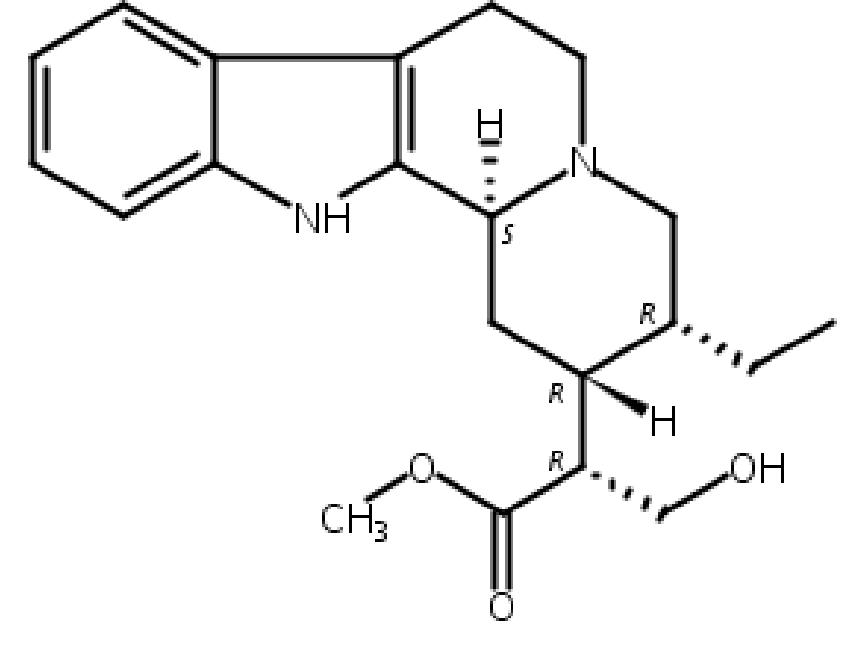 Corynan-16-carboxylic acid, 17-hydroxy-, methyl ester