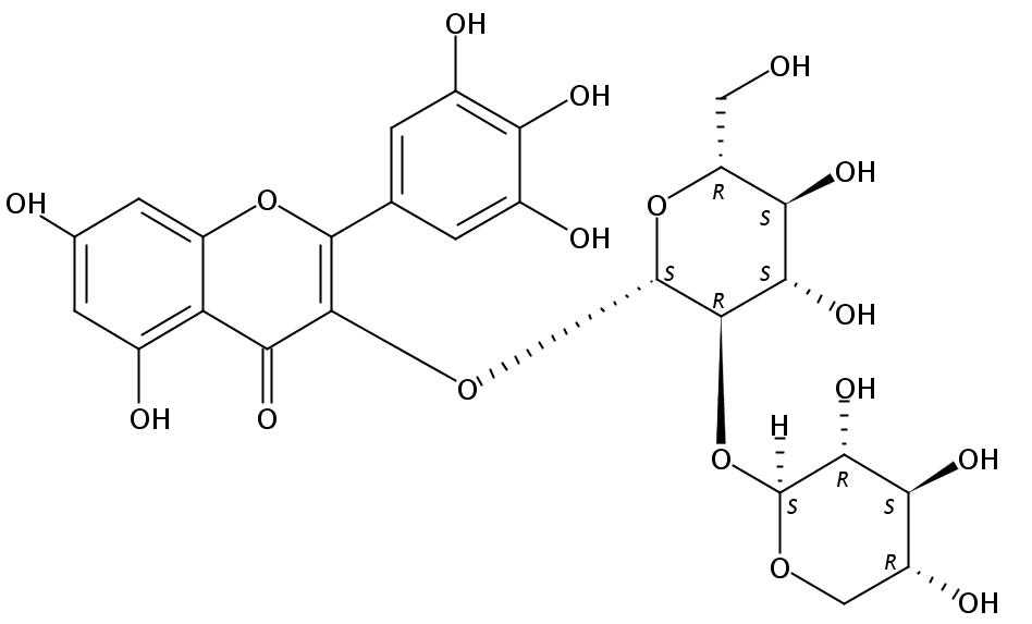 杨梅素-3-O-β-D-木糖（1-2）-β-D-葡萄糖苷