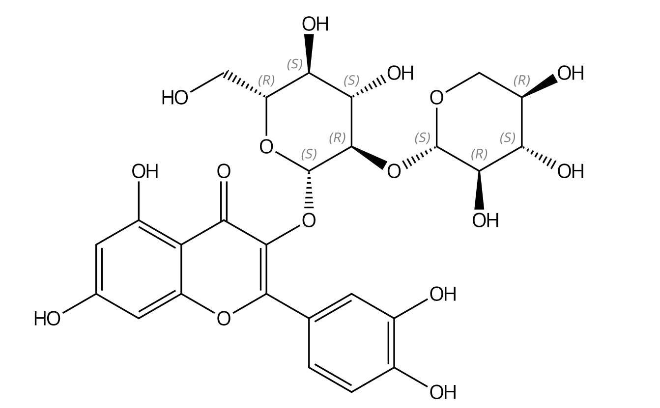 槲皮素-3-O-桑布双糖苷