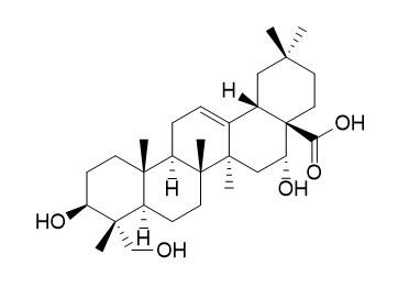 (3B,4A,16A)-3,16,23-三羟基齐墩果烷-12-烯-28-酸（儿茶酚）