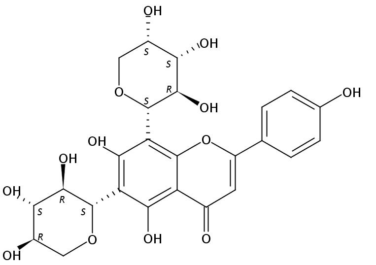 芹菜素-6-C-β-D-吡喃木糖基-8-C-α-L-吡喃阿拉伯糖苷