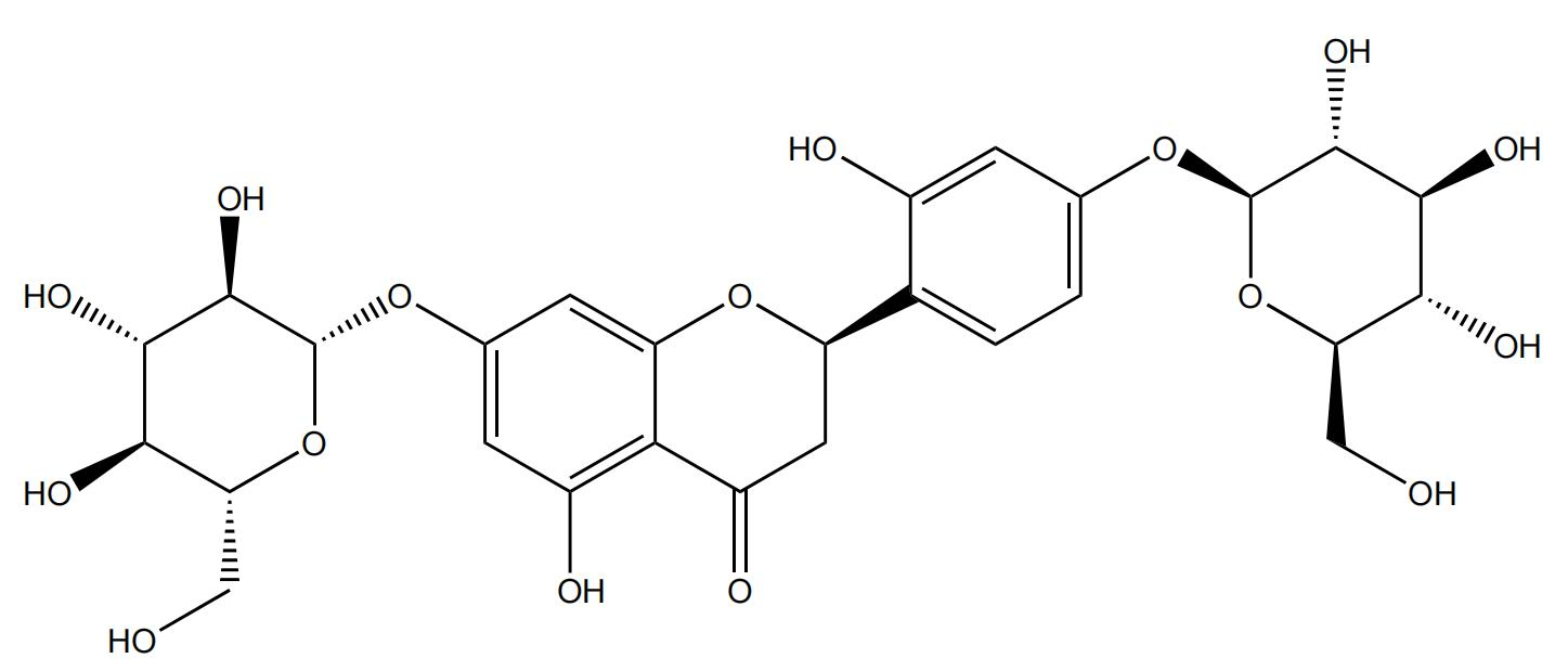 （2R)-2',4',5,7-四羟基黄烷酮-7,4′-双葡萄糖苷