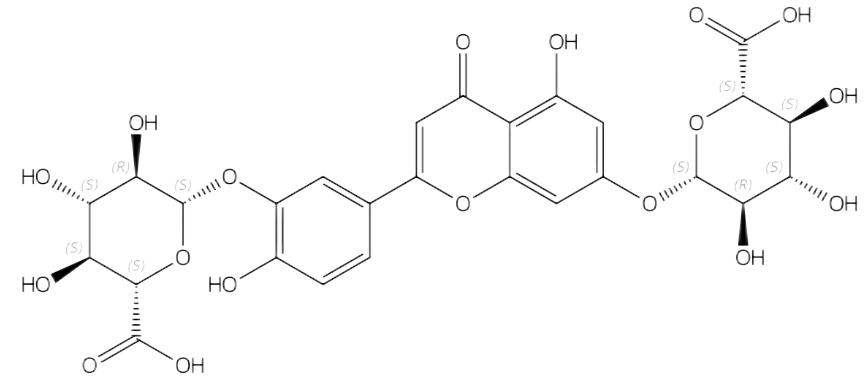 木犀草素3',7-二-O-葡糖苷酸