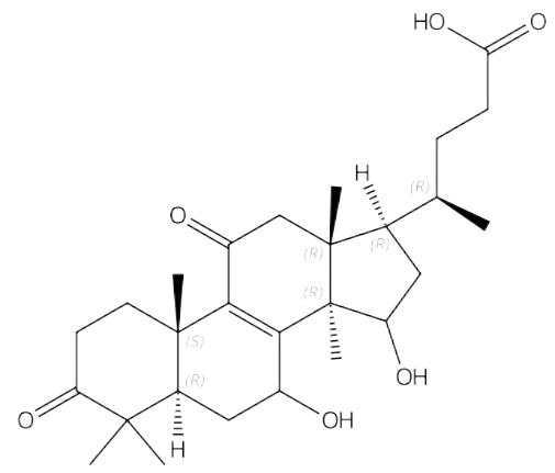 Chol-8-en-24-oic acid, 7,15-dihydroxy-4,4,14-trimethyl-3,11-dioxo-, (5α)-