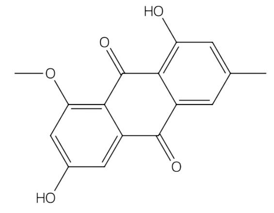 1,6-二羟基-8-甲氧基-3-甲基蒽-9,10-二酮