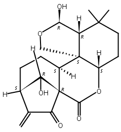 ent-6beta,14alpha-dihydroxy-1,7-epoxy-7,15-dioxo-6,20-hemiketal-6,7-seco-16-kaurene