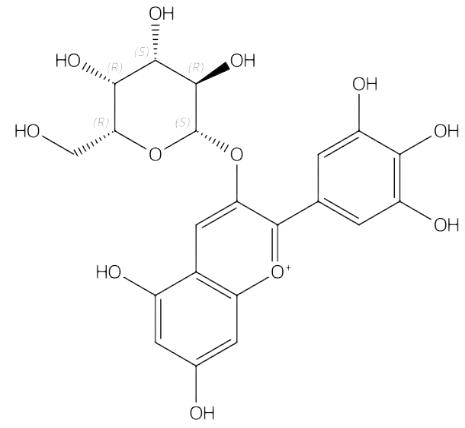 飞燕草素-3-O-半乳糖苷