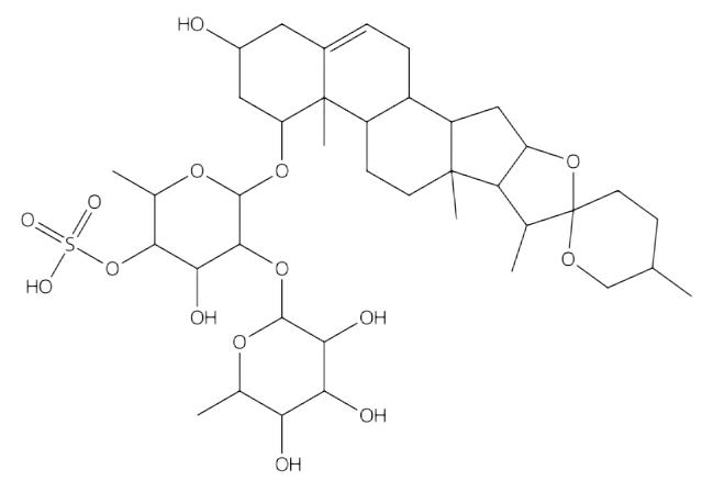 麦冬皂苷B单硫酸酯