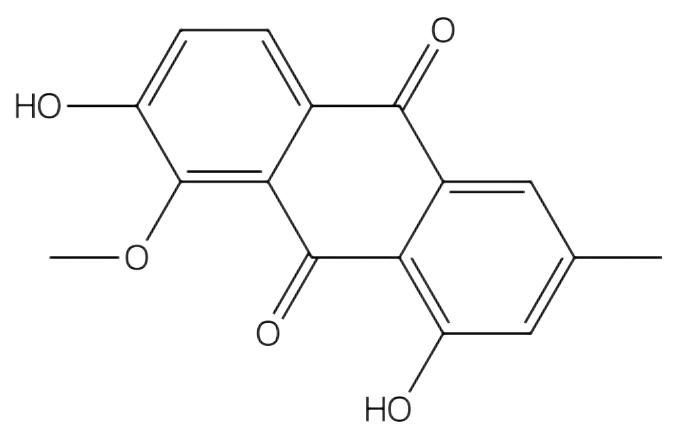 1-O-甲基大黄素