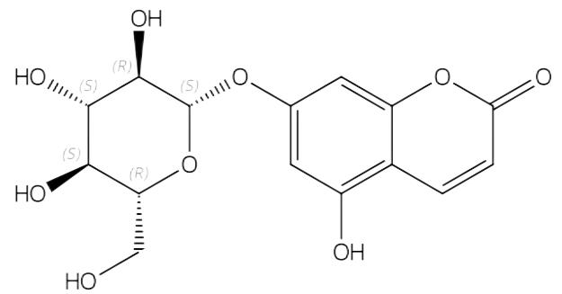 5,7-二羟基香豆素-7-O-B-β-呲喃葡萄糖