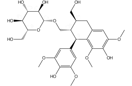 (-)-南烛木树脂酚-9'-O-葡萄糖苷