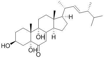 3β,5α,9α-trihydroxy-(22E,24R)-ergosta-7,22-dien-6-one